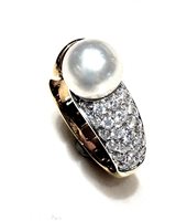 Ring Sommer Woman Collezione Perle in Gold Perla PERLA MM 8/8.5 DIA CT 0.56 H - PERLA MM 8/8.5 DIA CT 0.56 H